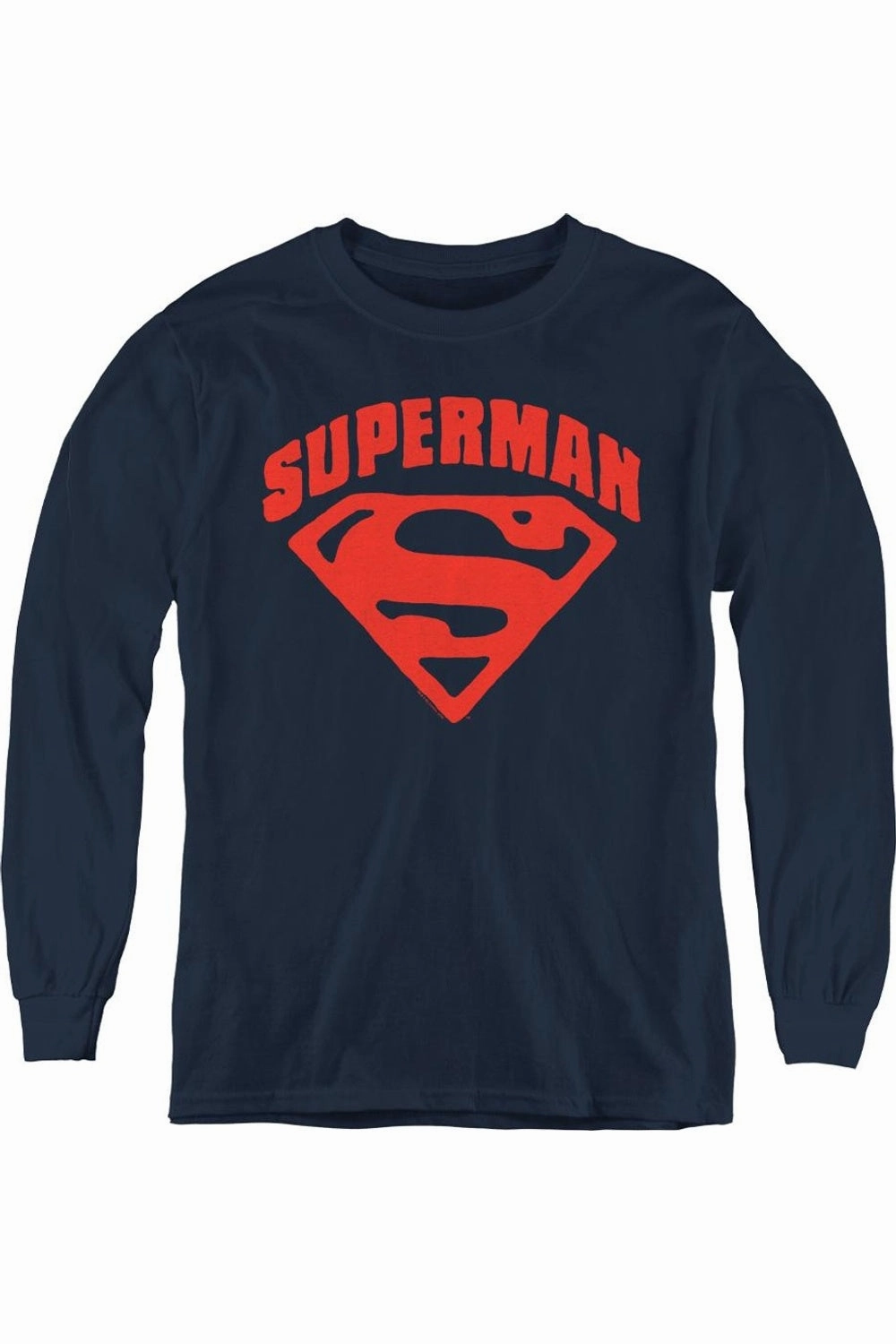 Superman Super Shield Youth Long Sleeve Tee / T-Shirt graphic tees for boys, polo shirts boys