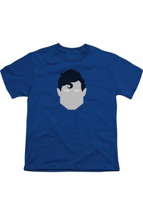 Superman Supes Head Short Sleeve Youth Tee / T-Shirt graphic tees for boys, polo shirts boys