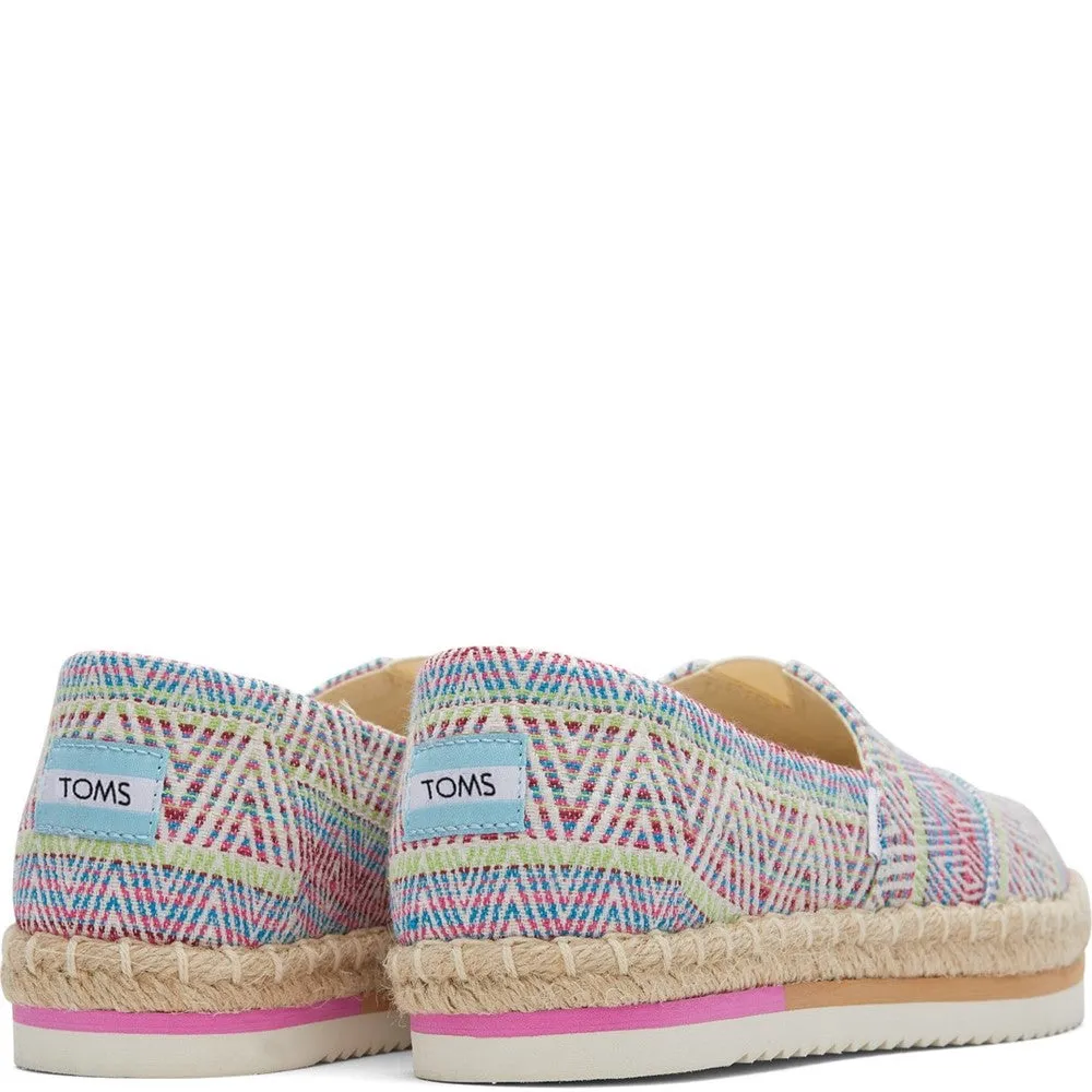 TOMS Alpargata Platform Rope Shoe Women's Sneakers Casual Walking Shoes