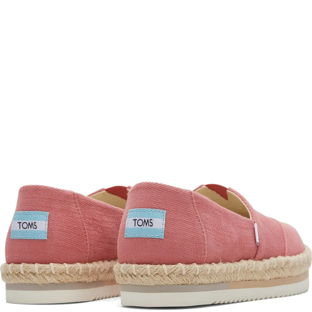 TOMS Alpargata Platform Rope Shoe Women's Sneakers Casual Walking Shoes