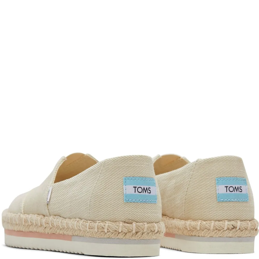 TOMS Alpargata Platform Rope Shoes Women's Sneakers Casual Walking Shoes