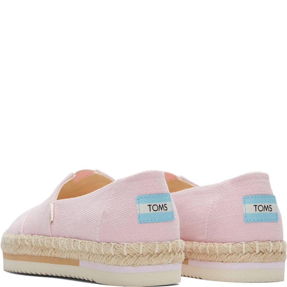 TOMS Alpargata Platform Rope Shoes Women's Sneakers Casual Walking Shoes