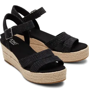 TOMS Audrey Espadrille Lightweight Running Shoes,Slip On Athletic Shoes,Breathable Workout Shoes