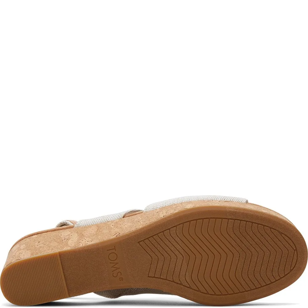 TOMS Claudine Wedge Women's Sneakers Casual Walking Shoes