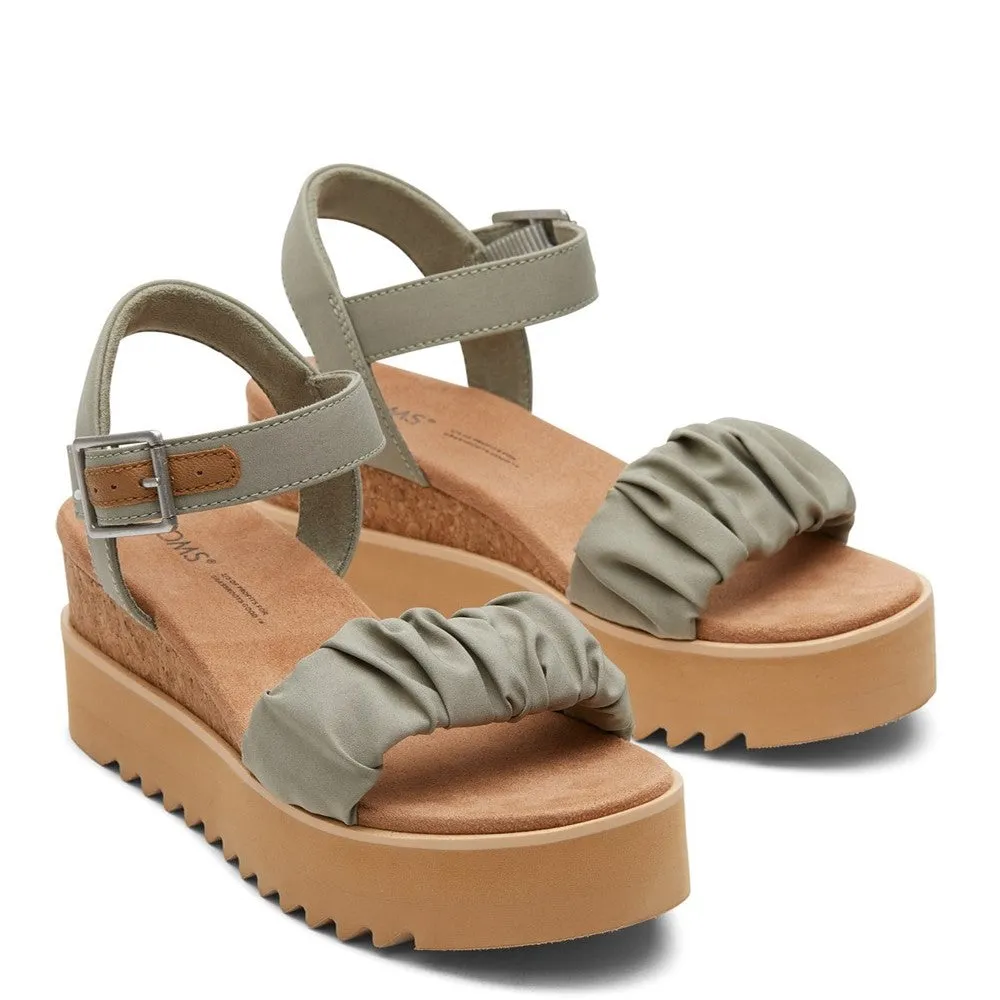 TOMS Diana Wedge Lightweight Running Shoes,Slip On Athletic Shoes,Breathable Workout Shoes