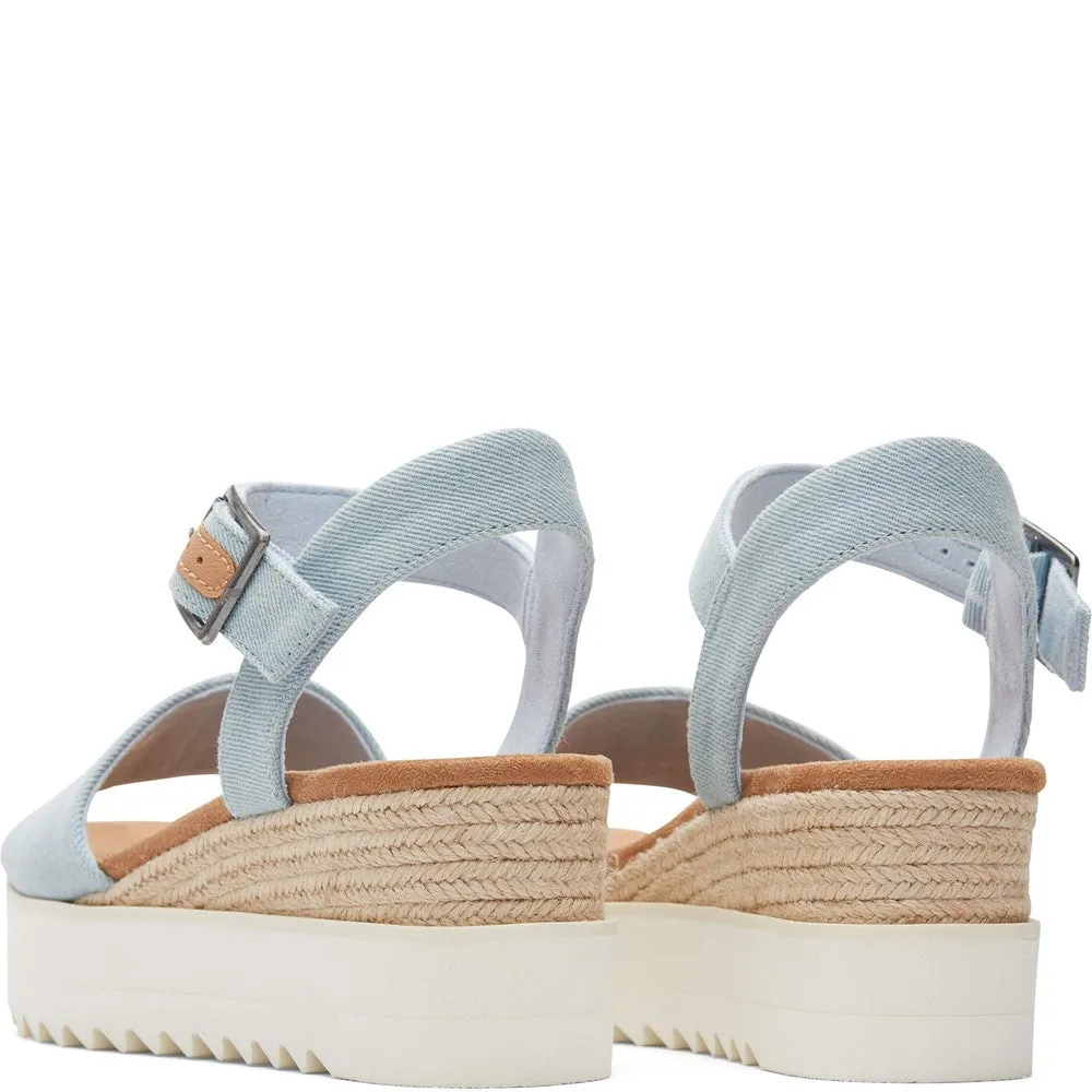 TOMS Diana Wedge Women's Sneakers Casual Walking Shoes