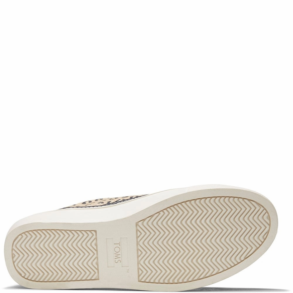 TOMS Alex Textured Cheetah Trainer Women's Sneakers Casual Walking Shoes