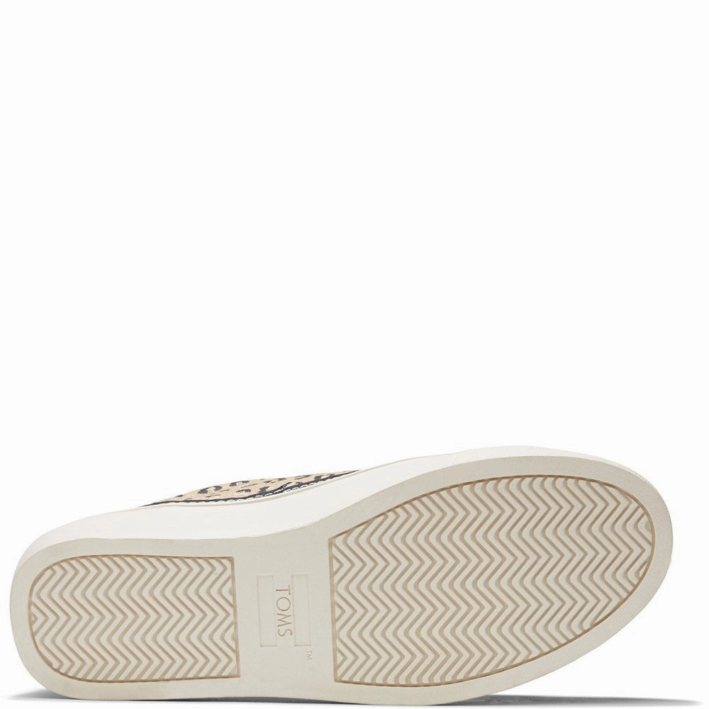 TOMS Alex Textured Cheetah Trainer Women's Sneakers Casual Walking Shoes