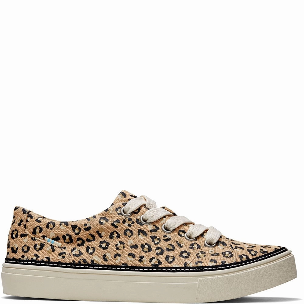 TOMS Alex Textured Cheetah Trainer Lightweight Running Shoes,Slip On Athletic Shoes,Breathable Workout Shoes