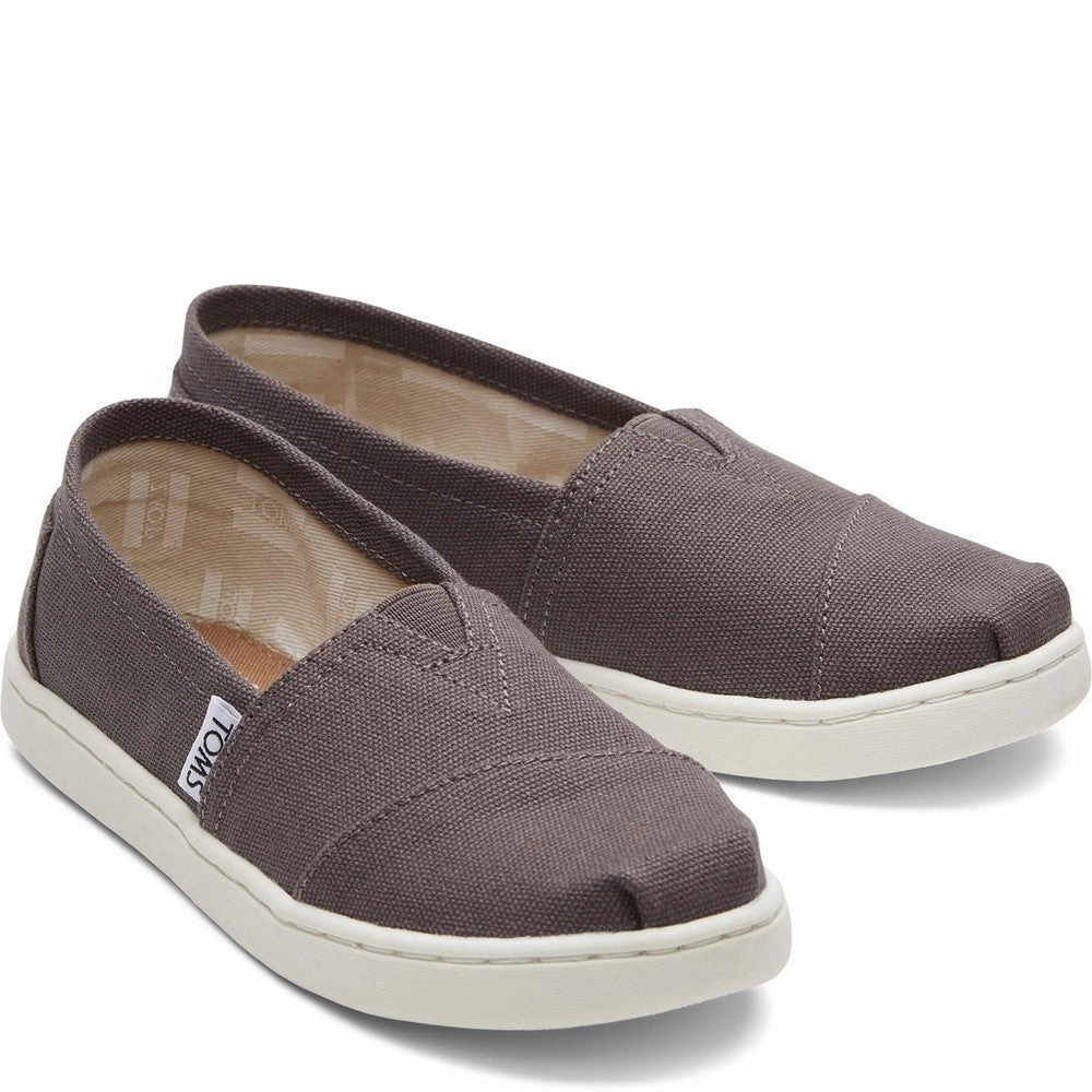 TOMS Alpargata Canvas Shoe Kids Athletic Shoes,Toddler Sports Shoes,Youth Casual Shoes