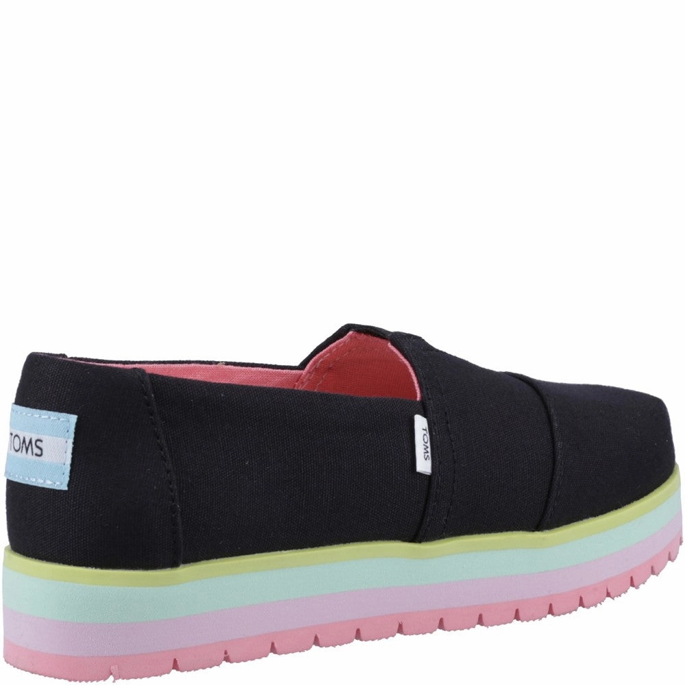 TOMS Alpargata Platform Shoe Girls Sneakers Girls Running Shoes