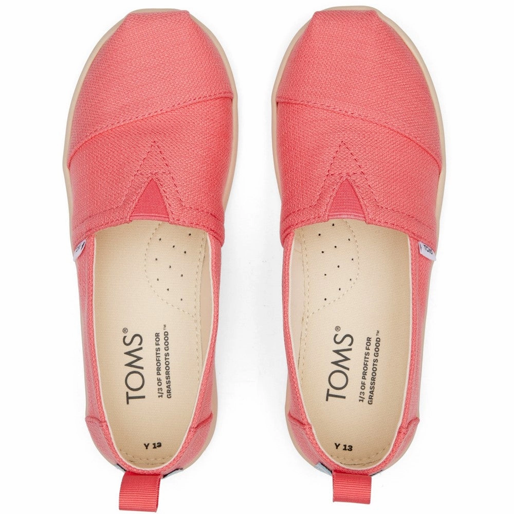 TOMS Alpargata Shoes Girls Sneakers Girls Running Shoes