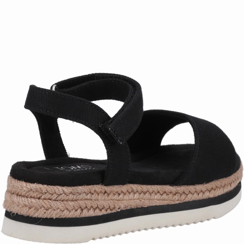 TOMS Diana Wedge Girls Sneakers Girls Running Shoes