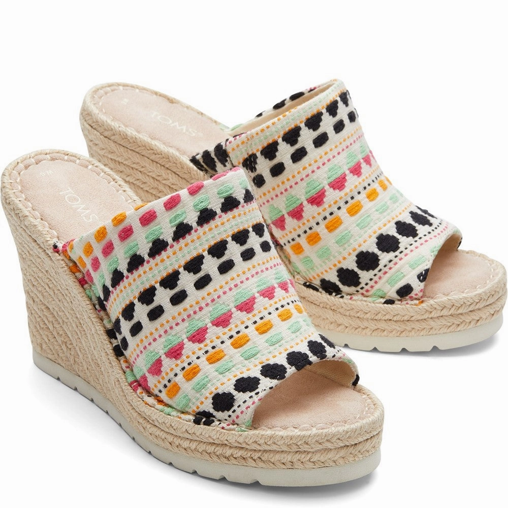 TOMS Monica Mule Lightweight Running Shoes,Slip On Athletic Shoes,Breathable Workout Shoes