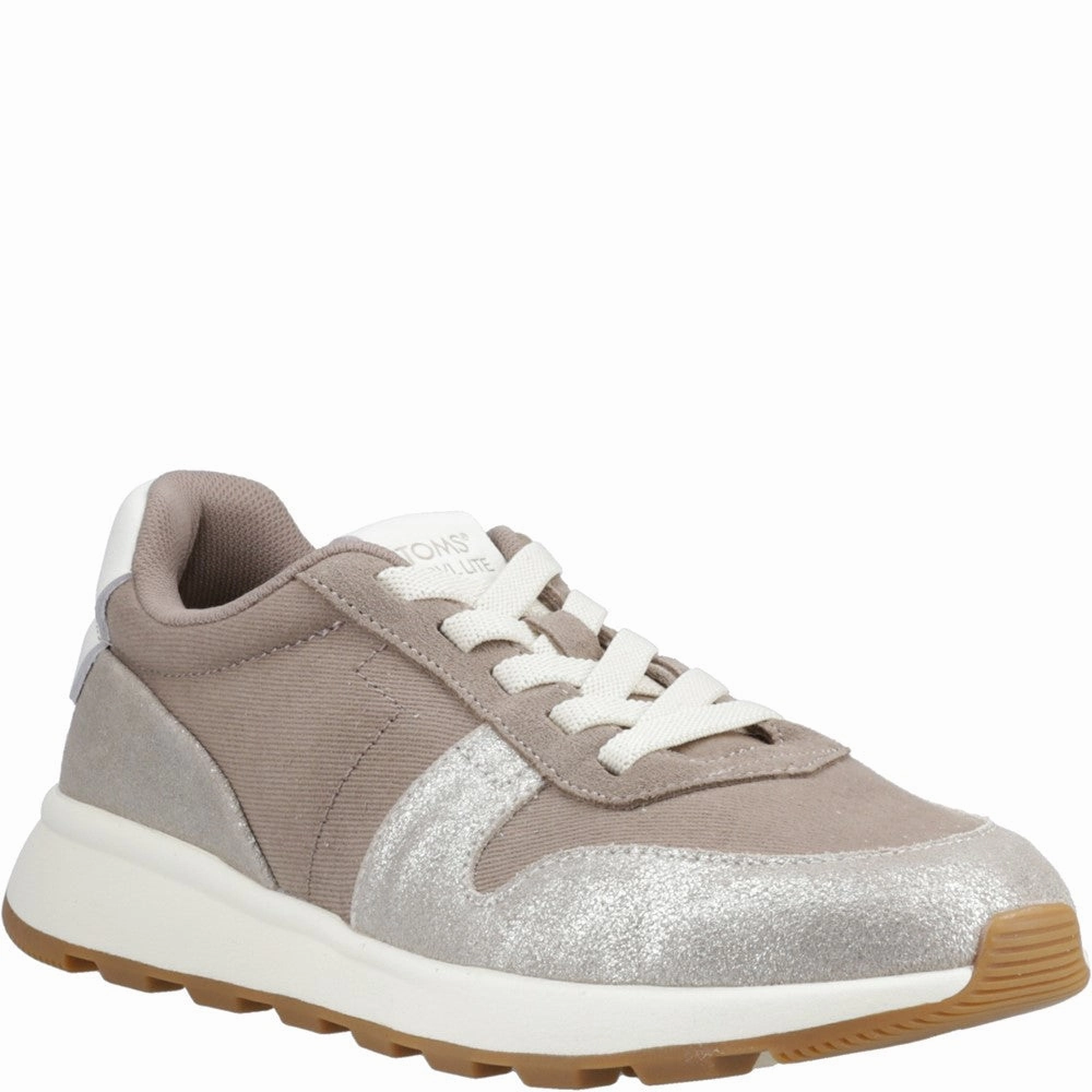 TOMS TRVL LITE Retro Trainer Lightweight Running Shoes,Slip On Athletic Shoes,Breathable Workout Shoes