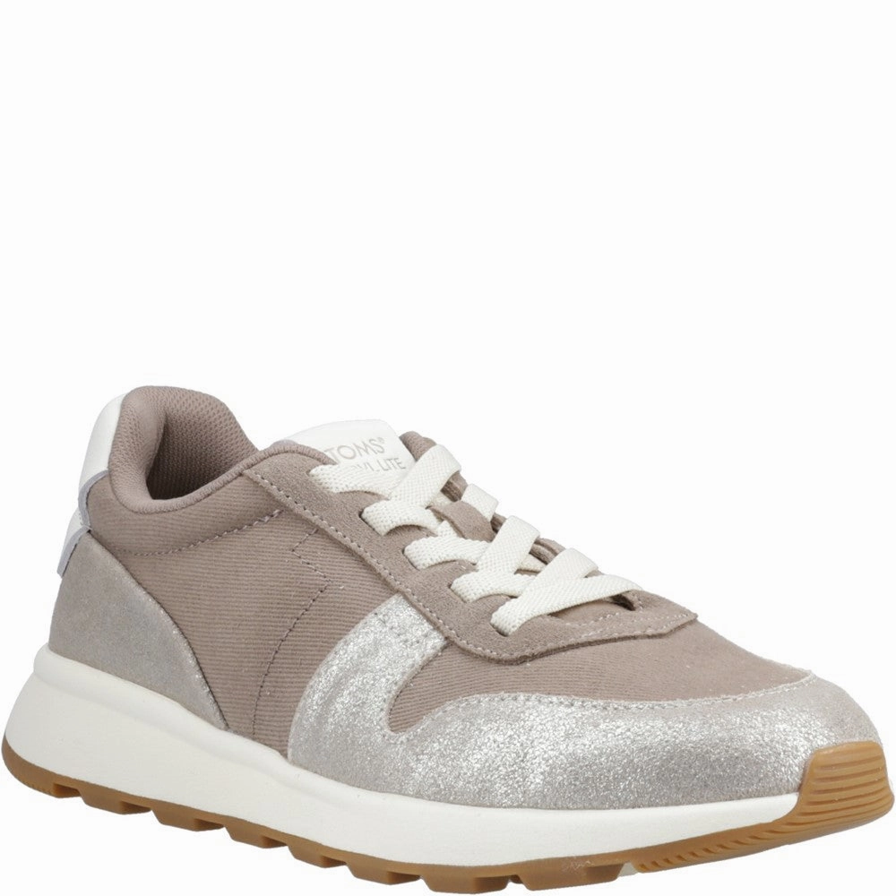 TOMS TRVL LITE Retro Trainer Lightweight Running Shoes,Slip On Athletic Shoes,Breathable Workout Shoes