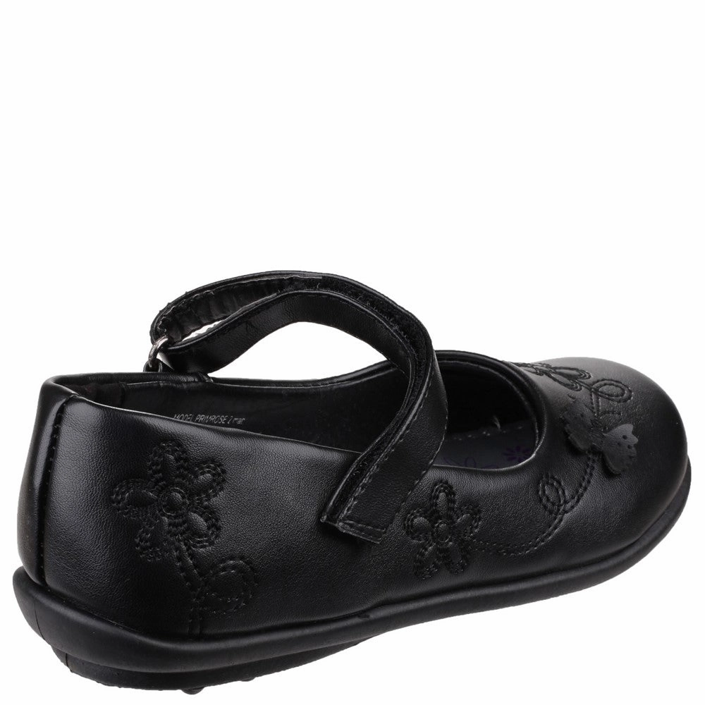 US Brass Primrose Touch Fastening Bar Infant School Shoes Girls Sneakers Girls Running Shoes