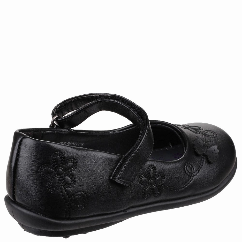 US Brass Primrose Touch Fastening Bar Infant School Shoes Girls Sneakers Girls Running Shoes