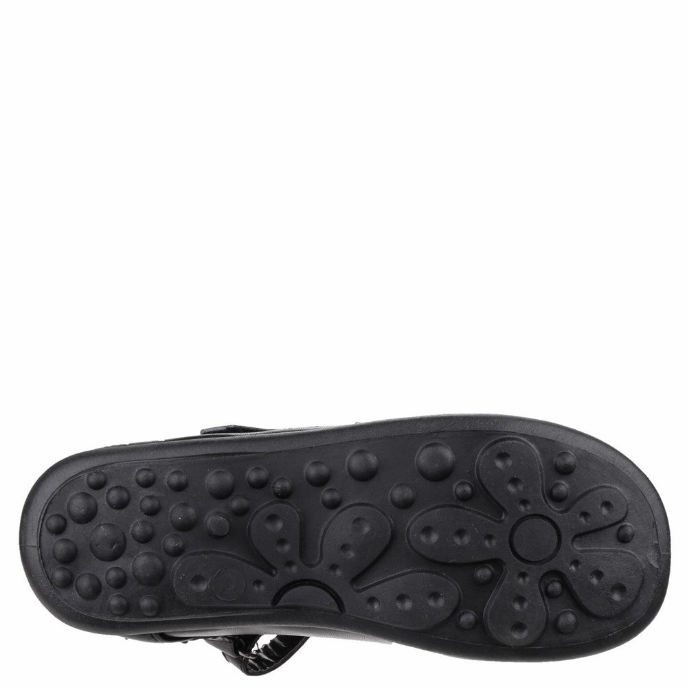 US Brass Primrose Touch Fastening Bar Infant School Shoes Girls Sneakers Girls Running Shoes