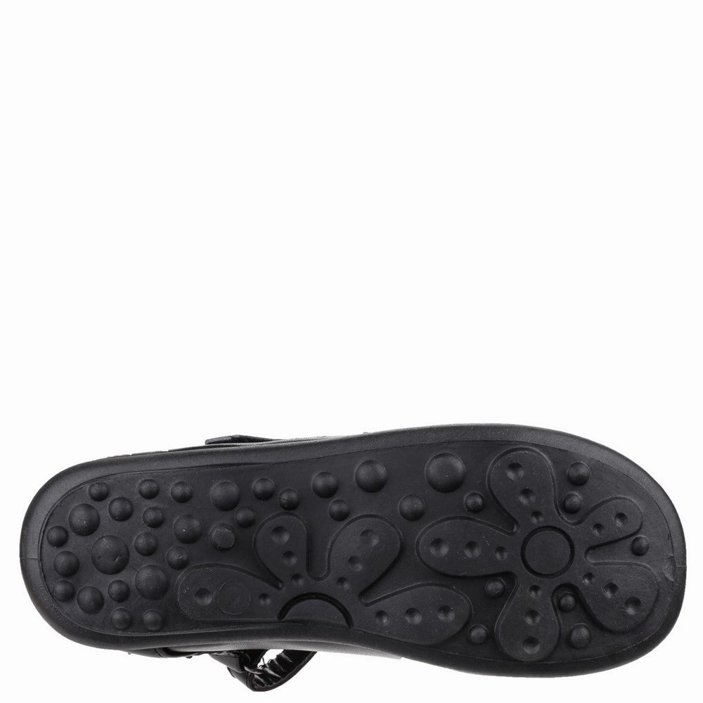 US Brass Primrose Touch Fastening Bar Infant School Shoes Girls Sneakers Girls Running Shoes