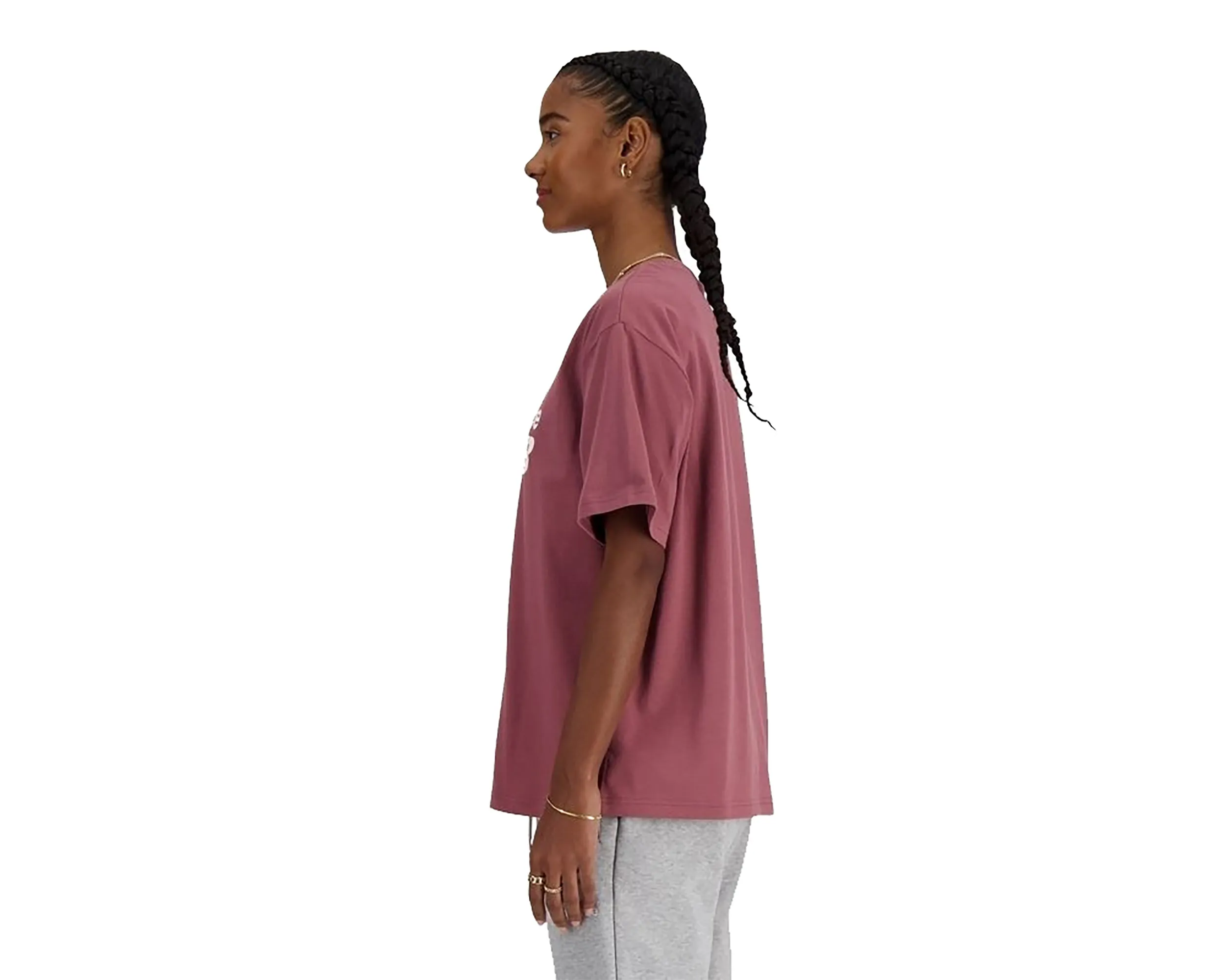 Womens NB Jersey Graph Relaxed Lifestyle T Shirt